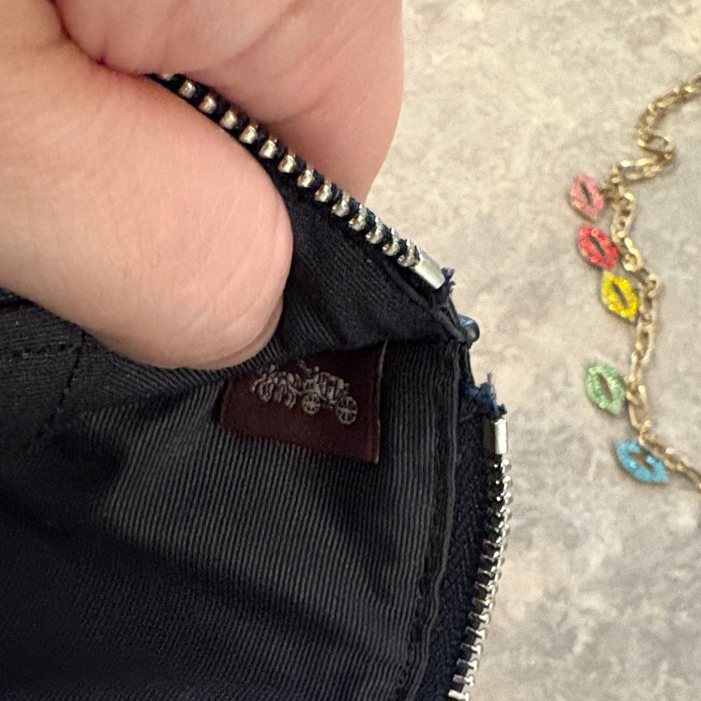 *Betsy Johnson Necklace & Coach Sparkling Blue Wristlet Duo* - Picture 5 of 16